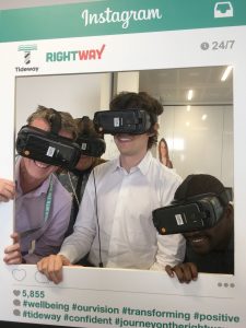 Tideway staff using VR headsets